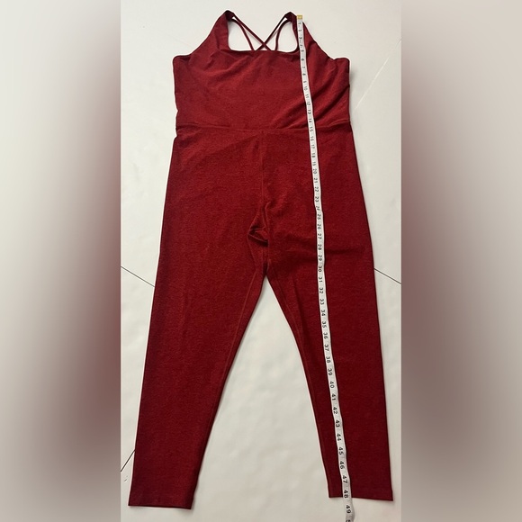 CALIA Carrie Underwood’s Lustraluxe Red/Maroon Sleeveless Jumpsuit Size XXL - Picture 7 of 15